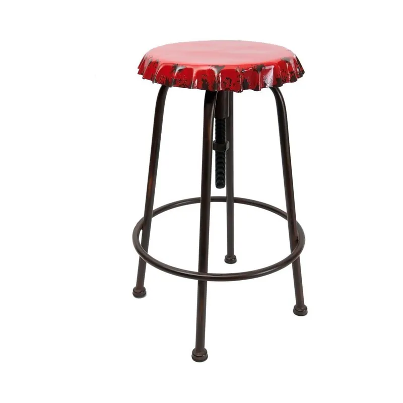 Metalowy stołek Tabouret Vintage Soda Bonami Nowość
