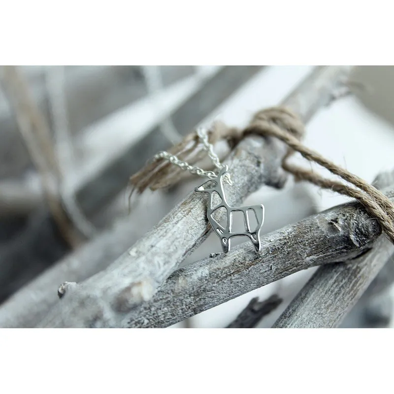 Oferta limitowana Naszyjnik Silver Mnimal Deer Bonami