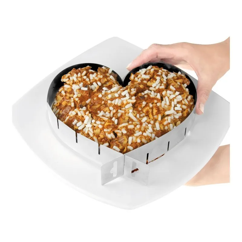 Hit sprzedaży Regulowana forma do pieczenia Heart Bonami
