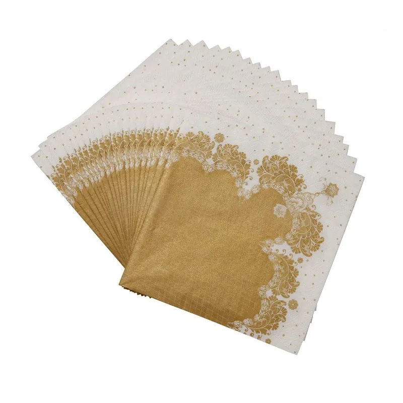 Komplet 20 serwetek papierowych Party Porcelain Bonami Łatwy zwrot