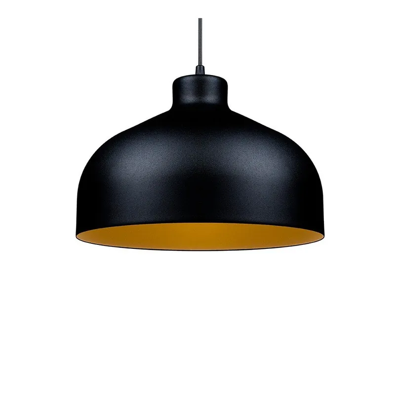 Czarno-złota lampa wisząca Loft You B&B, 22 cm Bonami Ostatnie sztuki