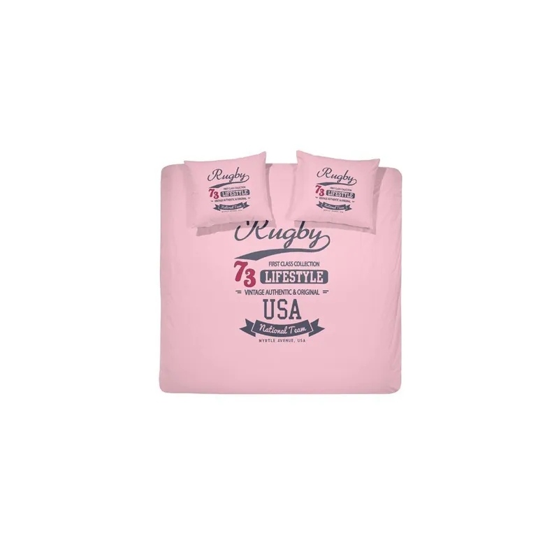 Kup online Pościel Rugby Pink, 240x200 cm Bonami