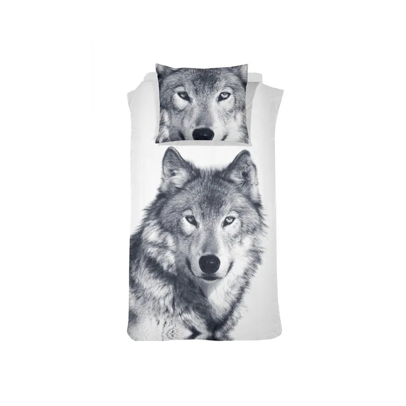 Bawełniana pościel jednoosobowa Damai White Husky, 200x140 cm Bonami Wyjątkowa oferta