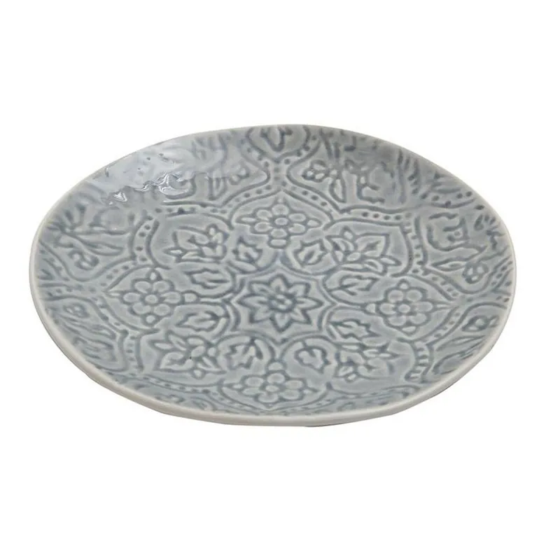 Kup online Ceramiczny talerz Botanic Dusty Blue, 22 cm Bonami