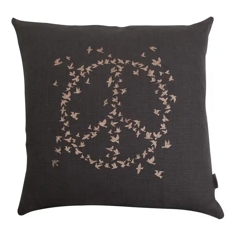 Poduszka Peace Basic Grey, 45x45 cm Bonami Szybka dostawa