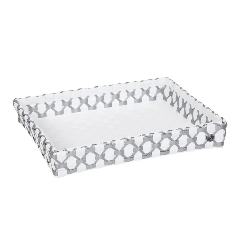 Łatwy zwrot Koszyk Muret White/Silver Bonami