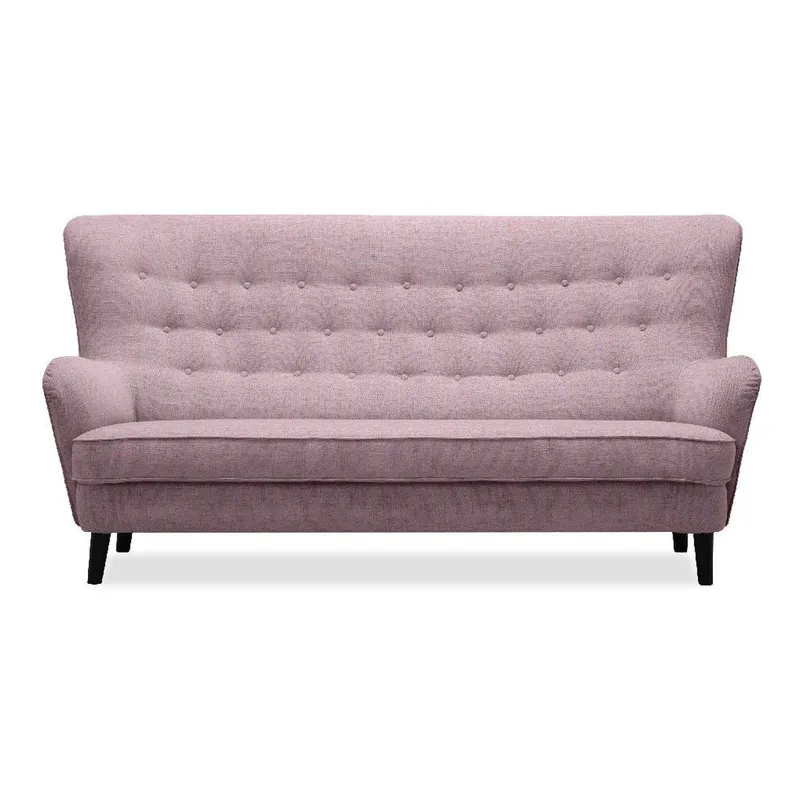 Cena promocyjna Różowa sofa trzyosobowa Vivonita Fifties Bonami
