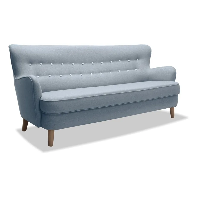 Srebrna sofa trzyosobowa VIVONITA Eden Bonami Niska cena