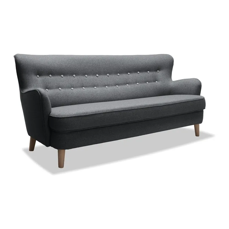 Antracytowa sofa trzyosobowa VIVONITA Eden Bonami Wyprzedaż