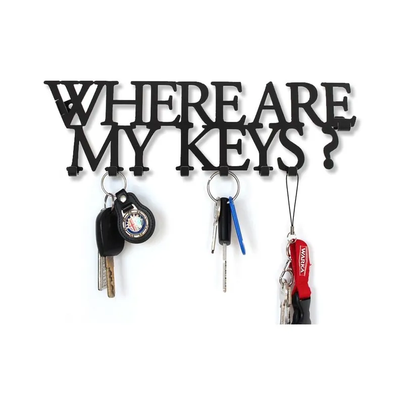 Wieszak na klucze Where Are My Keys Bonami Do wyczerpania zapasów