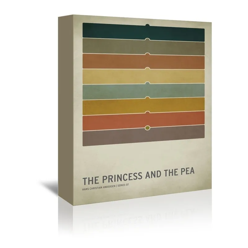 Darmowy zwrot Obraz na płótnie Princess Pea With Text Bonami
