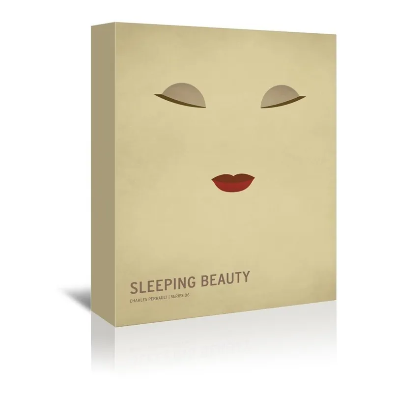 Tani Obraz na płótnie Sleeping Beauty With Text Bonami