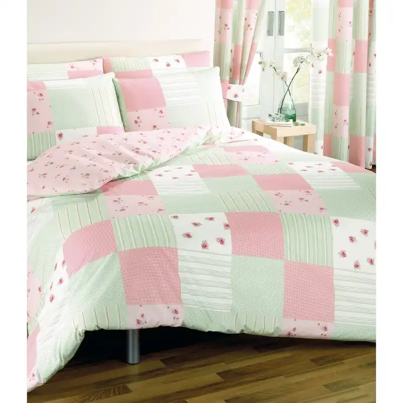 Pościel Patchwork Pink, 135x200 cm Bonami Wyjątkowa oferta
