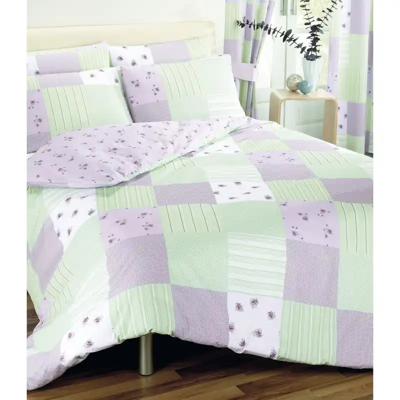Pościel Patchwork Lilac, 135x200 cm Bonami Bestseller