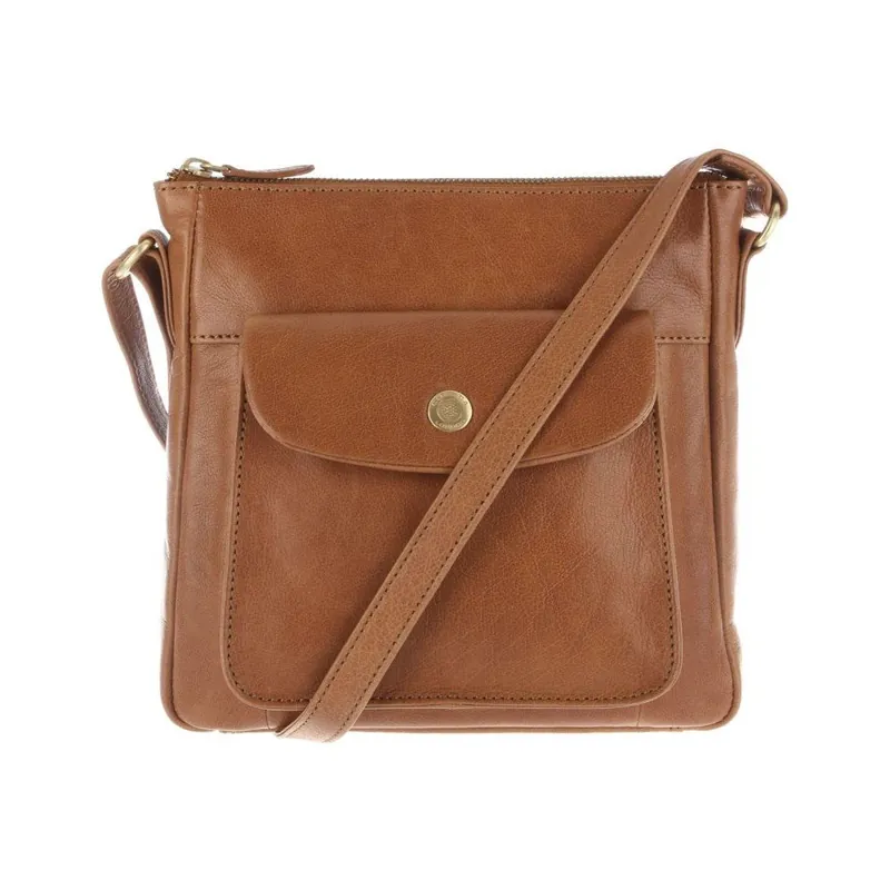 Nowy Skórzana torba Shirley Dark Tan Bonami