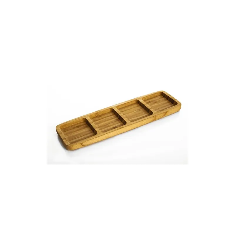Bambusowy półmisek do serwowania przekąsek Bambum Ganberi, 33x10 cm Bonami Oferta czasowa