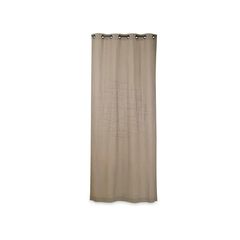 Promocja Závěs Double Circles Sand, 130x270 cm Bonami
