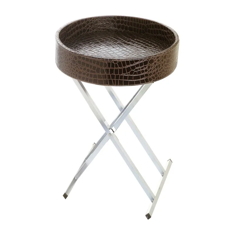 Stolik Circular Tray Brown Bonami Najlepsza cena