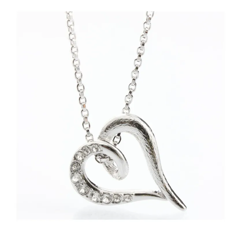 Do wyczerpania zapasów Naszyjnik Laura Bruni Swarovski Elements Heart Crystal Bonami