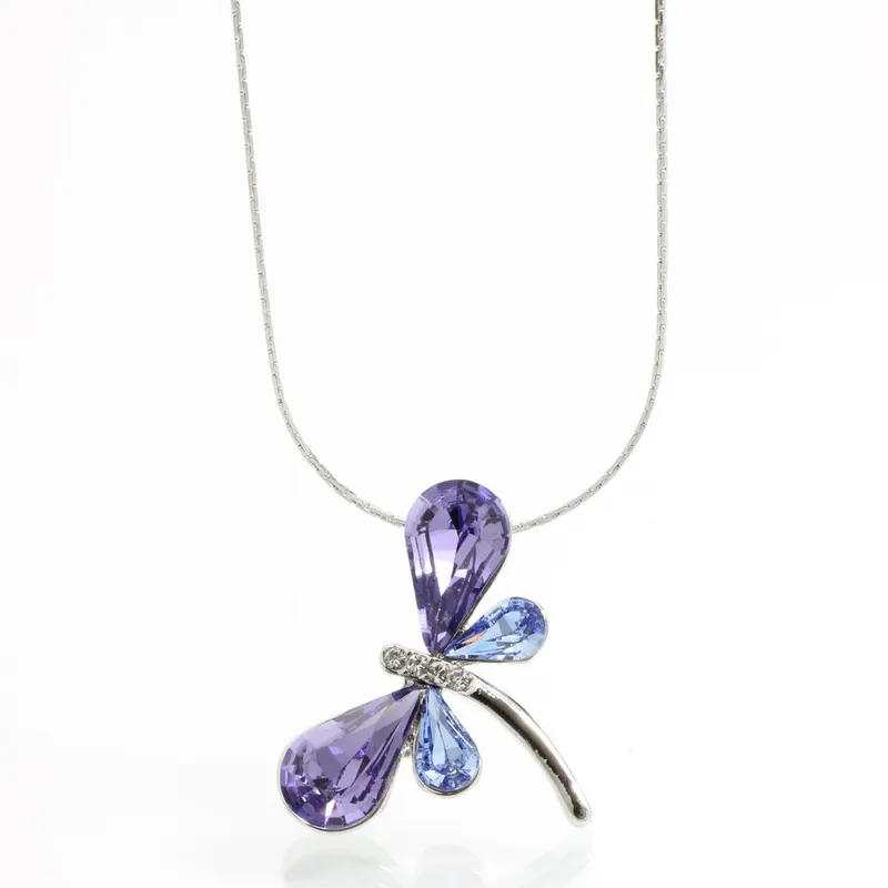 Nie przegap Naszyjnik z kryształami Swarovski Elements Laura Bruni Dragonfly Bonami