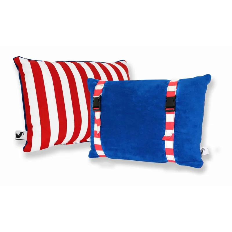 Bezpieczne zakupy Wodoodporna dwustronna poduszkaDream Pillow Atlantic Red Stripes Bonami