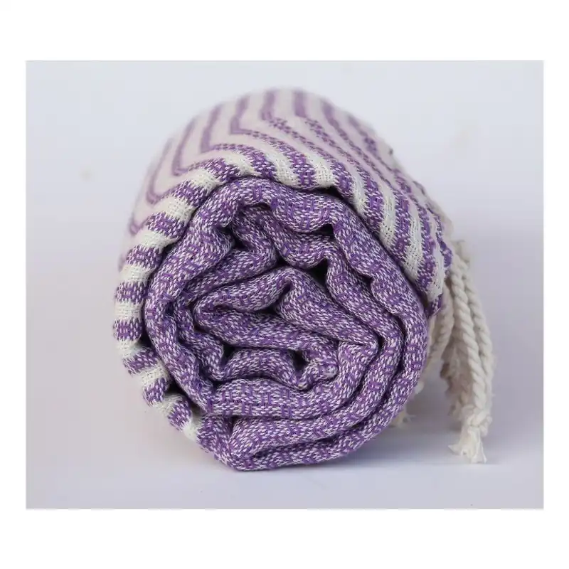Peshtamal Stripy Lilac, 100x180 cm Bonami Super okazja