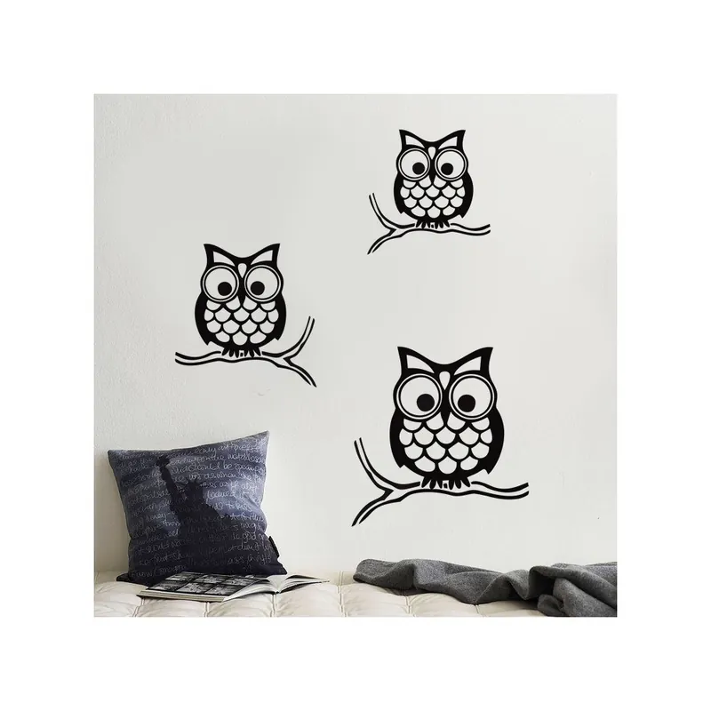 Naklejka ścienna Sowy, 70x50 cm Bonami Cena promocyjna