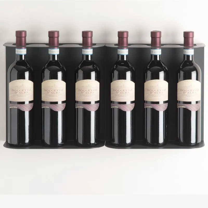 Promocja Półka ścienna na wino Teewine Grey Bonami