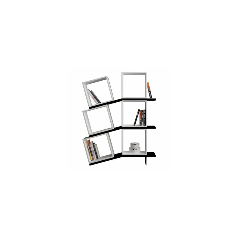 Biblioteczka Balance, biała/czarna Bonami Ograniczona ilość
