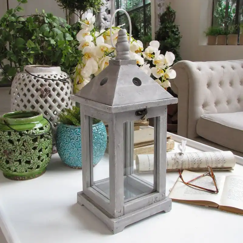 Lampion Orchidea Antique Grey, 39 cm Bonami Hit cenowy