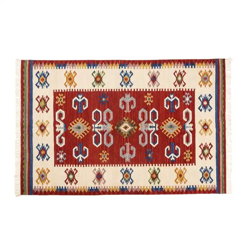 Dostępne od ręki Dywan ręcznie tkany Kilim Dalush 001, 90x60 cm Bonami