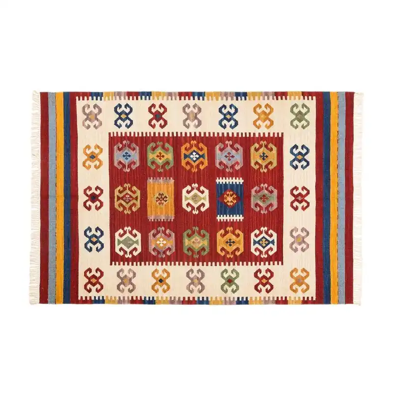 Bezpieczne zakupy Dywan ręcznie tkany Kilim Dalush 006, 90x60 cm Bonami