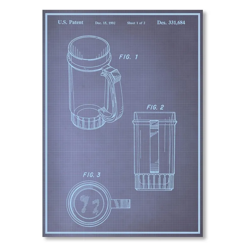 Bezpieczne zakupy Plakat Beer Stein I, 30x42 cm Bonami