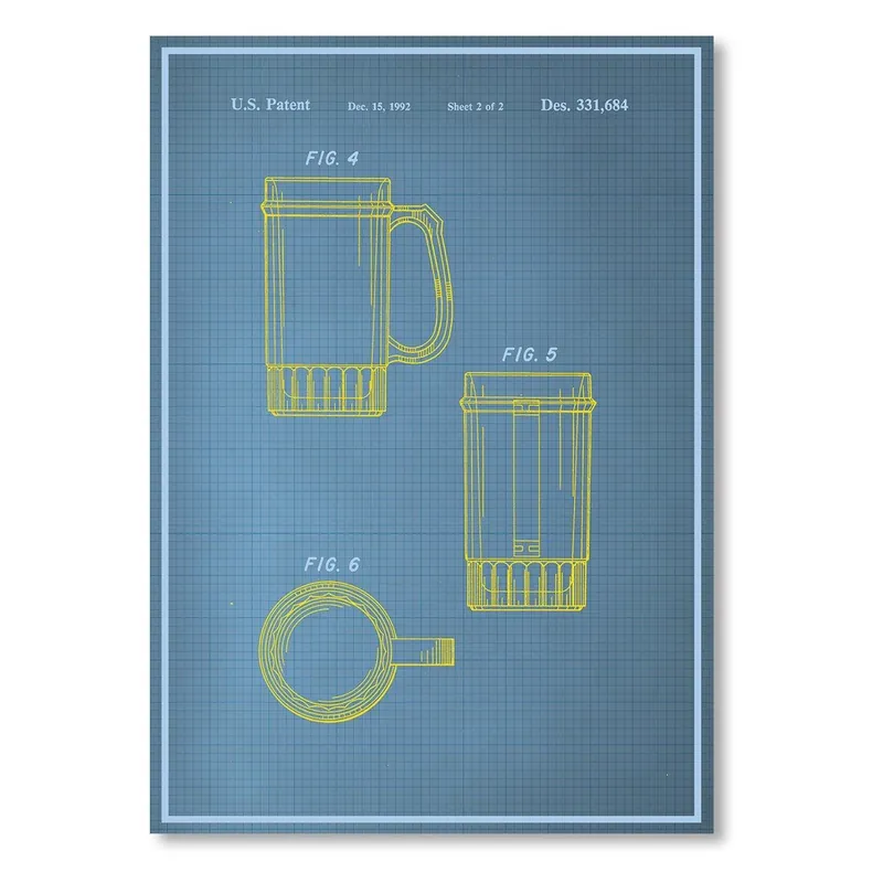 Darmowy zwrot Plakat Beer Stein II, 30x42 cm Bonami