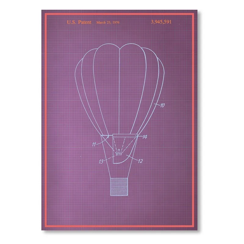 Ostatnia szansa Plakat Hot Air Baloon, 30x42 cm Bonami