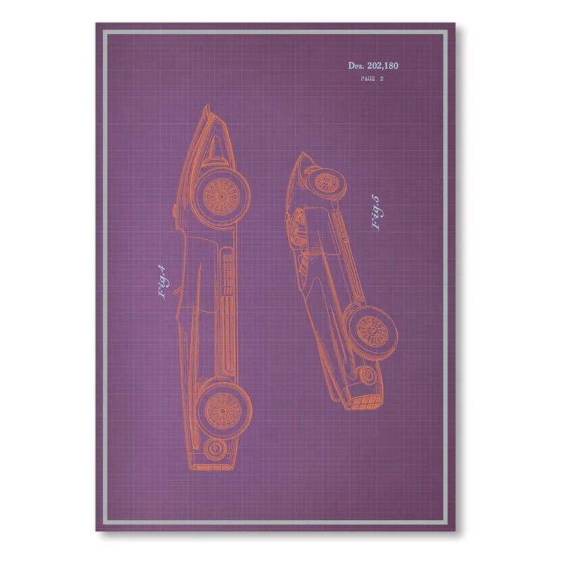 Plakat Automobile II, 30x42 cm Bonami Darmowy zwrot