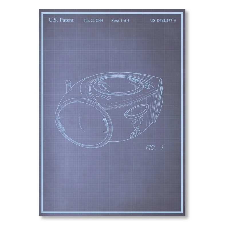 Plakat Boom Box, 30x42 cm Bonami Ostatnie sztuki