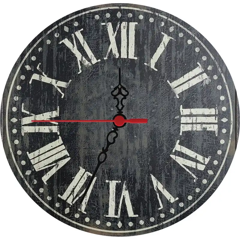 Szybka dostawa Zegar ścienny Dark Times, 30 cm Bonami