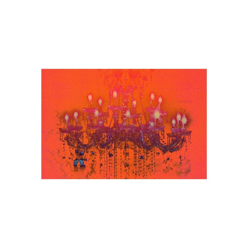Obraz Liquid Chandelier Orange, 61 x 91 cm Bonami Bezpieczne zakupy