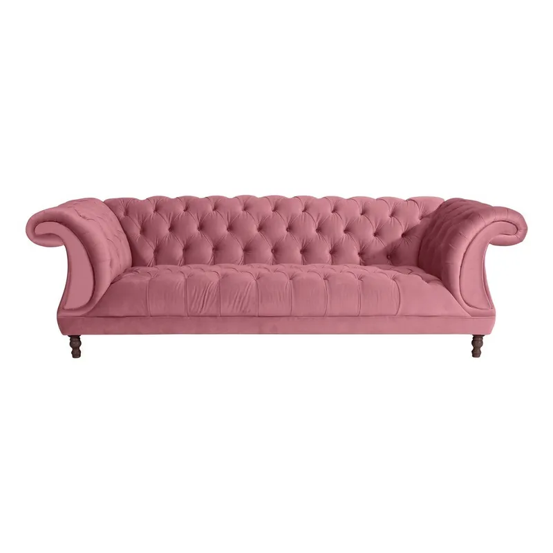 Okazja Różowa sofa Max Winzer Ivette, 253 cm Bonami