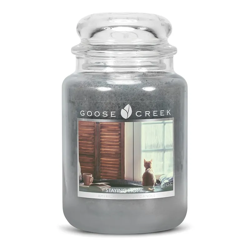 Bezpieczne zakupy Świeczka zapachowa w szklanym pojemniku Goose Creek Domowe zacisze, 0,68 kg Bonami