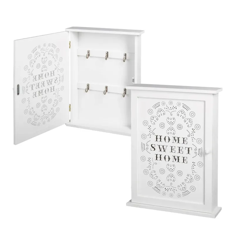 Oferta czasowa Biała skrzynka na klucze Unimasa Home Sweet Home, 25x33 cm Bonami