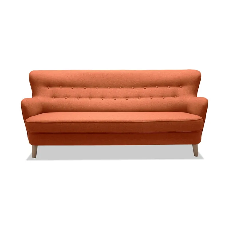 Hit sprzedaży Pomarańczowa sofa 3-osobowa Vivonita Eden Bonami