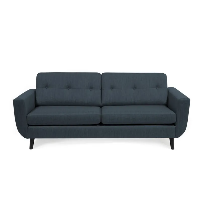 Okazja Ciemnoniebieska sofa 3-osobowa Vivonita Harlem Bonami