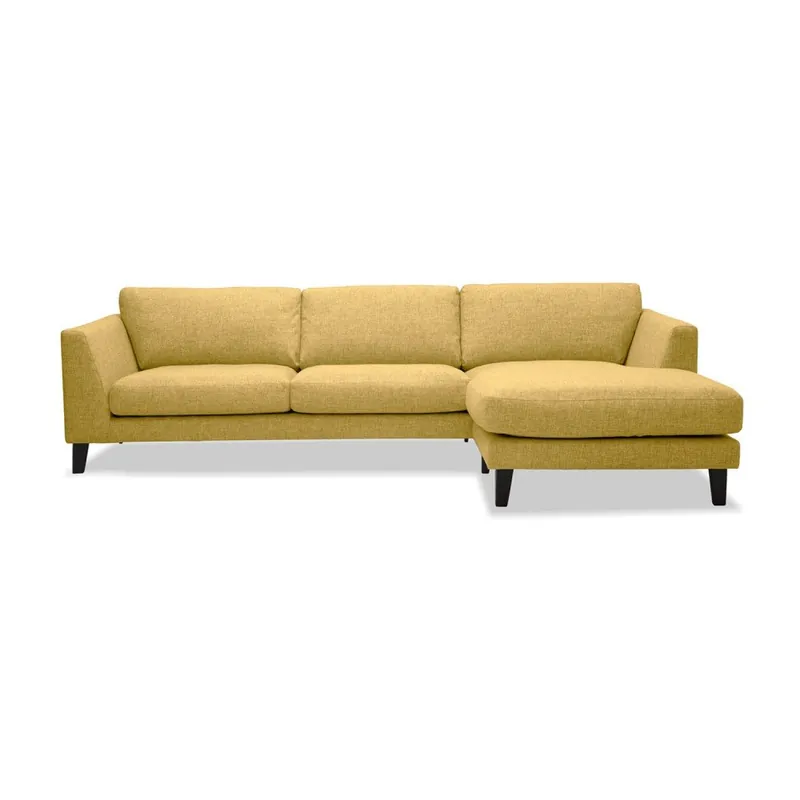 Żółta sofa z szezlongiem po prawej stronie Vivonita Monroe Bonami Ostatnie sztuki