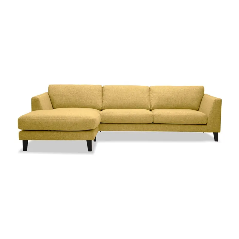 Żółta sofa z szezlongiem po lewej stronie Vivonita Monroe Bonami Tylko dziś
