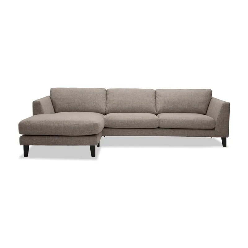Brązowa sofa z szezlongiem po lewej stronie Vivonita Monroe Bonami Taniej