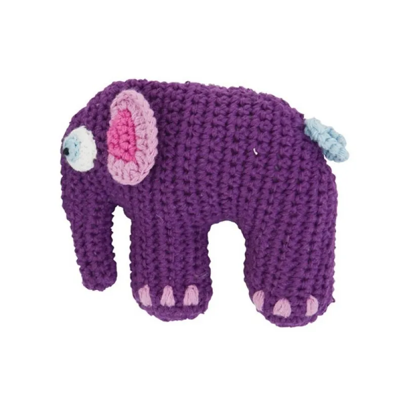 Popularny Fioletowa zabawka szydełkowa Sebra Crochet Elephant Bonami