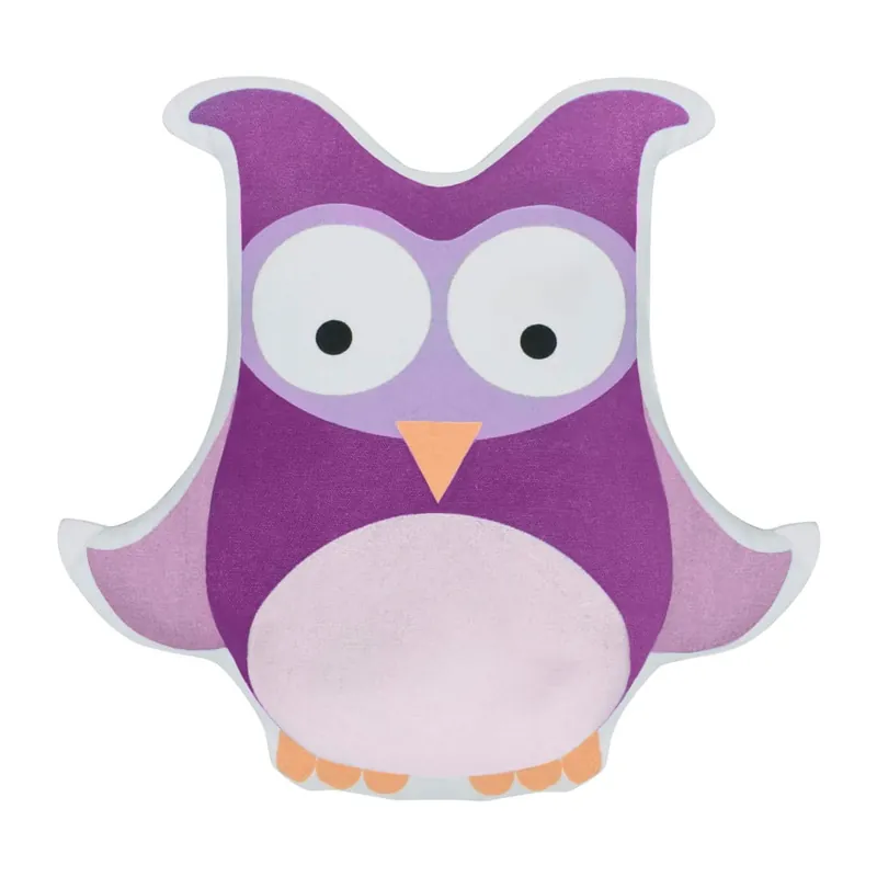 Niska cena Fioletowa poduszka dla dzieci z nadrukiem Sebra Owl Large Bonami