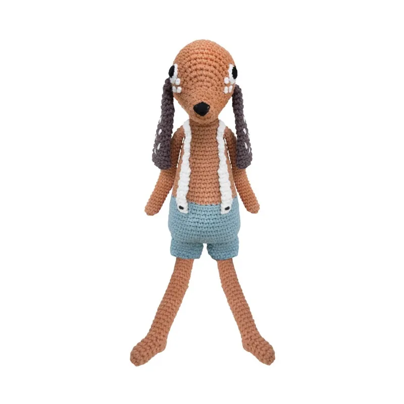 Szydełkowa zabawka Sebra Crochet Animal Dog Bob Bonami Wysoka jakość